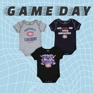 🆕Montreal Canadiens  Infant 3 Piece Set